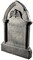The Costume Center 36" Gray Tipping Tombstone Frightronic Halloween Prop
